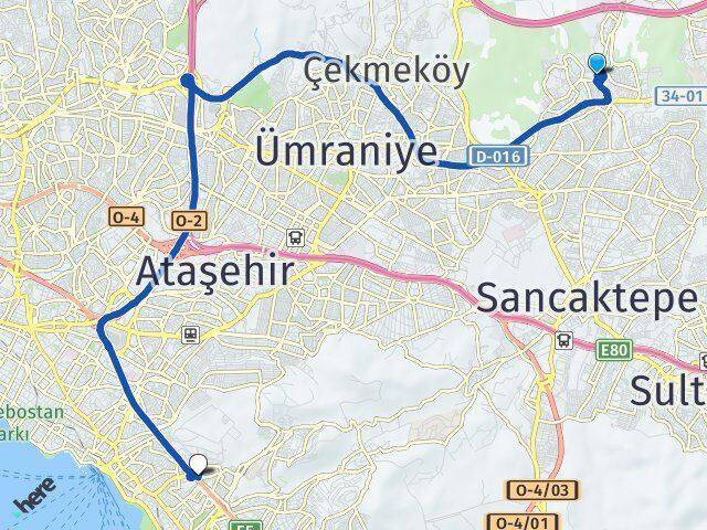 Taşdelen Aydınevler Arası Kaç Km - Yol Tarifi
