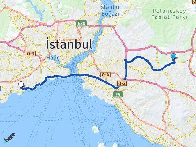 Taşdelen Bakırköy Arası Kaç Km - Yol Tarifi