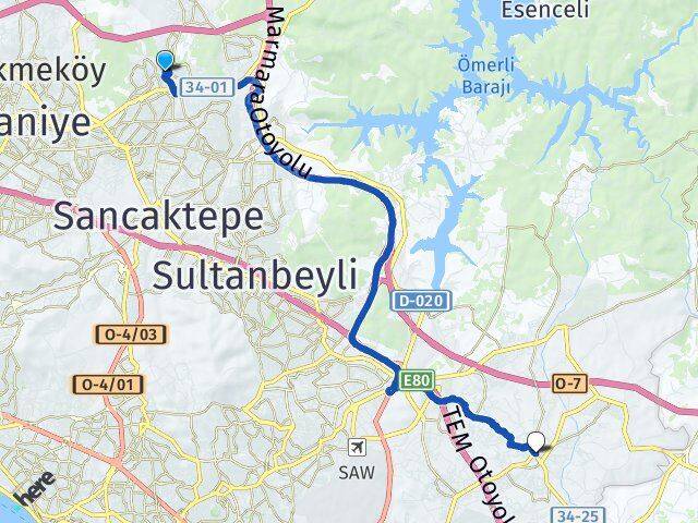 Taşdelen Tepeören Arası Kaç Km - Yol Tarifi