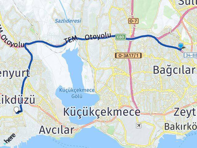 Birlik Yakuplu Arası Kaç Km - Yol Tarifi