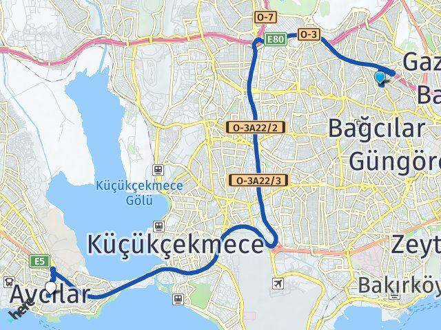 Tuna Avcılar Arası Kaç Km - Yol Tarifi