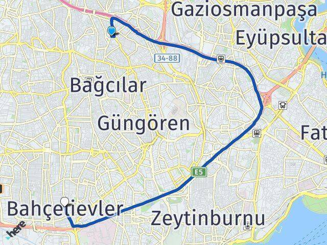 Tuna Bahçelievler Arası Kaç Km - Yol Tarifi