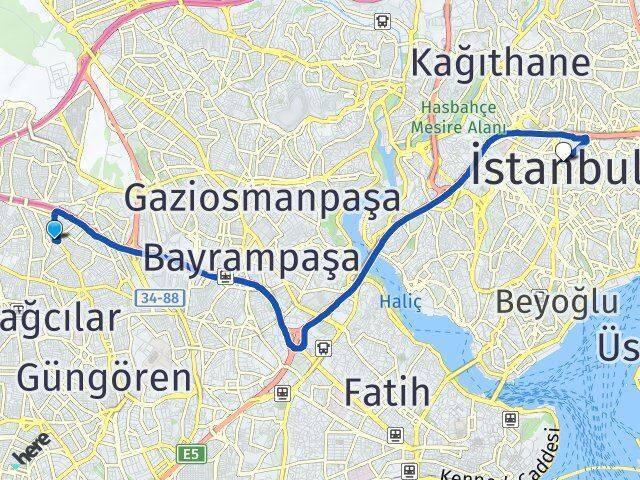 Tuna Şişli Arası Kaç Km - Yol Tarifi