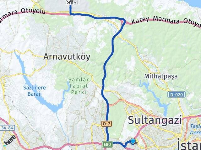 Turgut Reis İstanbul Havalimanı Arası Kaç Km - Yol Tarifi