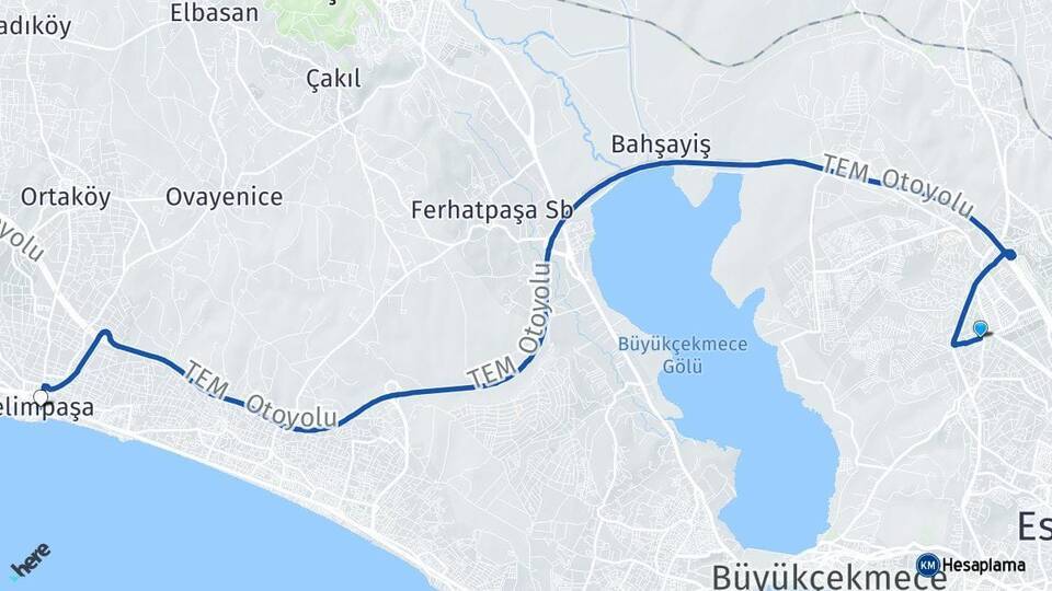 Akçaburgaz Selimpaşa Arası Kaç Km - Yol Tarifi