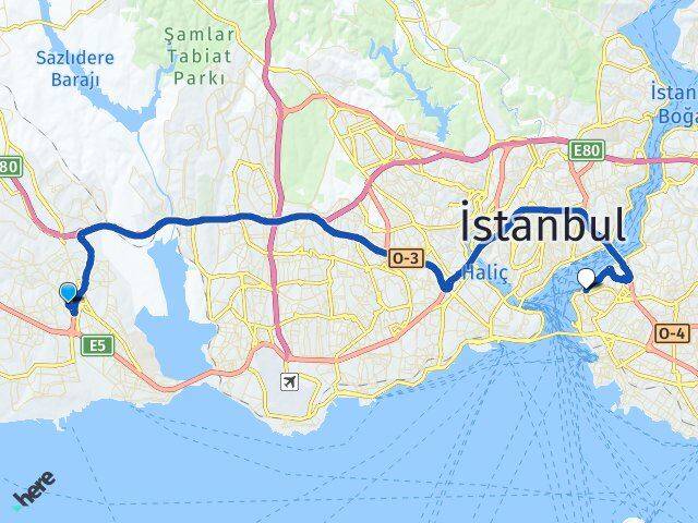 Akevler Üsküdar Arası Kaç Km - Yol Tarifi