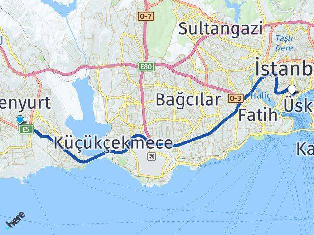 Güzelyurt Beyoğlu Arası Kaç Km - Yol Tarifi