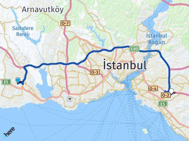 Mehterçeşme Ataşehir Arası Kaç Km - Yol Tarifi