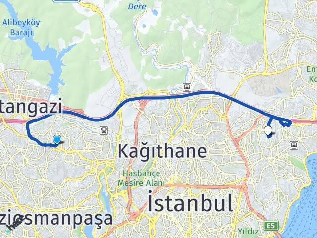 Akşemsettin Akat Arası Kaç Km - Yol Tarifi