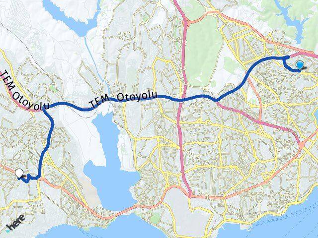 Akşemsettin Beylikdüzü Arası Kaç Km - Yol Tarifi