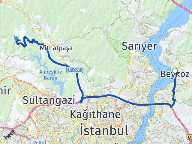Pirinççi Beykoz Arası Kaç Km - Yol Tarifi