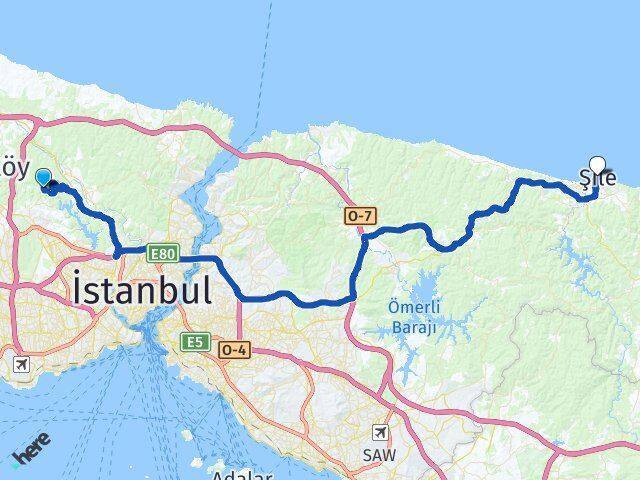 Pirinççi Şile Arası Kaç Km - Yol Tarifi