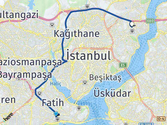 Aksaray Etiler Arası Kaç Km - Yol Tarifi