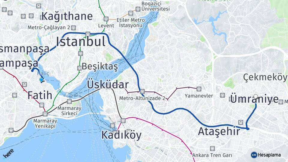 Balat Ümraniye Arası Kaç Km - Yol Tarifi