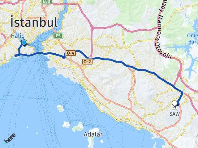 Demirtaş Sabiha Gökçen Havalimanı Arası Kaç Km - Yol Tarifi