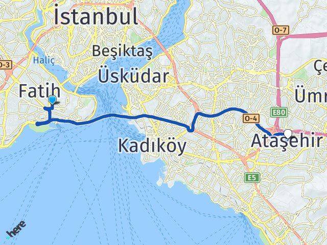 Kemalpaşa Ataşehir Arası Kaç Km - Yol Tarifi