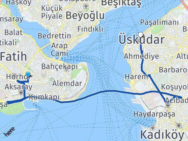 Kemalpaşa Üsküdar Arası Kaç Km - Yol Tarifi