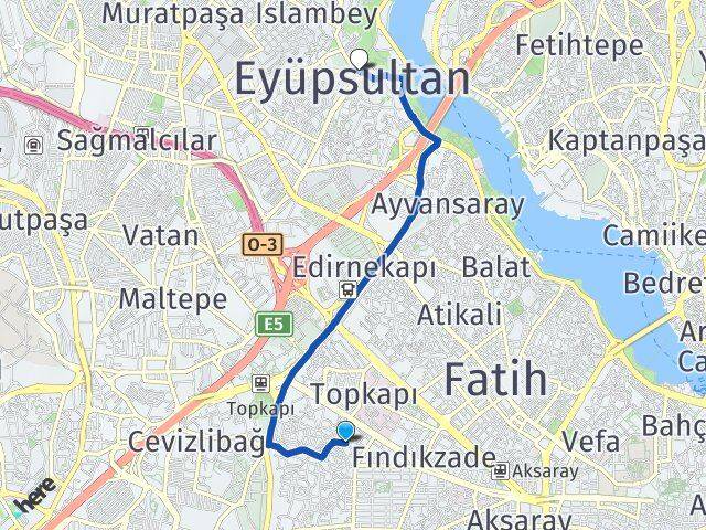 Şehremini Eyüpsultan Arası Kaç Km - Yol Tarifi