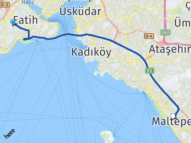 Şehremini Maltepe Arası Kaç Km - Yol Tarifi