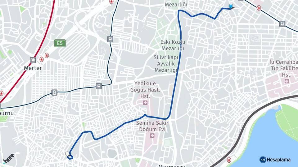 Şehremini Zeytinburnu Arası Kaç Km - Yol Tarifi