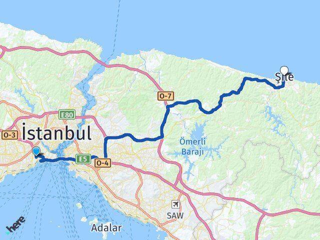Seyyid Ömer Şile Arası Kaç Km - Yol Tarifi