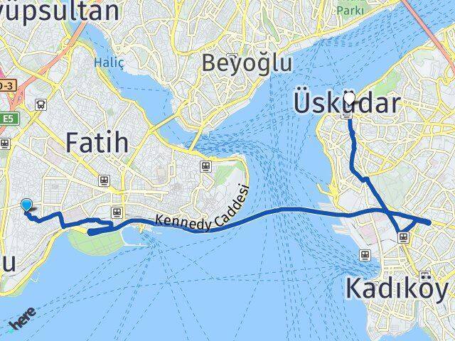 Silivrikapı Üsküdar Arası Kaç Km - Yol Tarifi