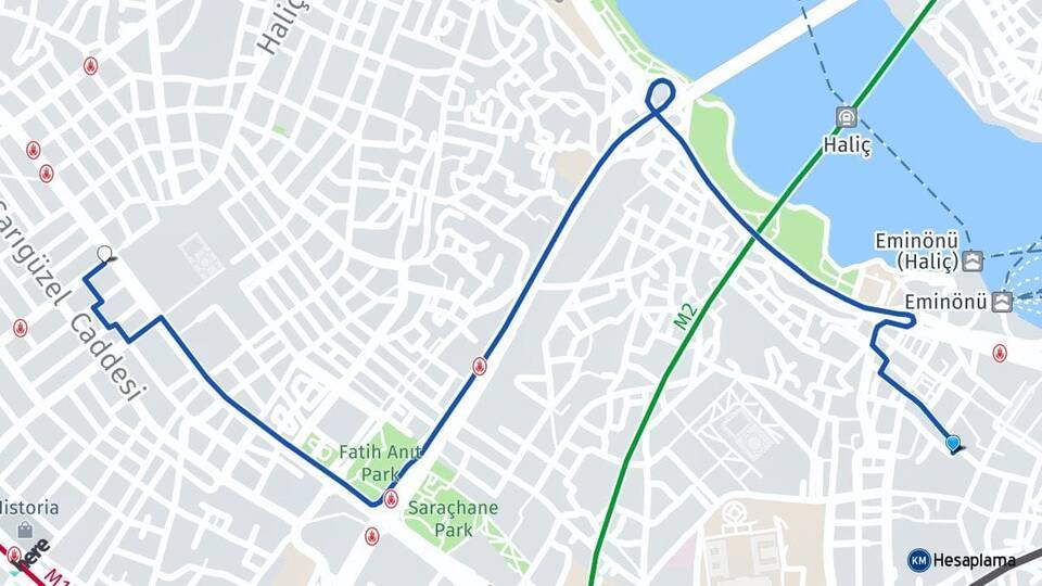 Tahtakale Fatih Arası Kaç Km - Yol Tarifi
