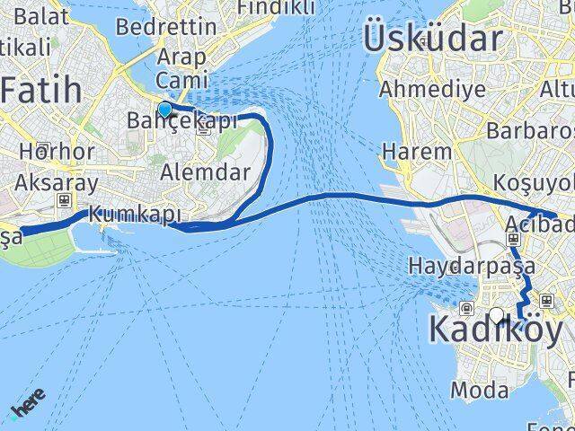 Tahtakale Kadıköy Arası Kaç Km - Yol Tarifi