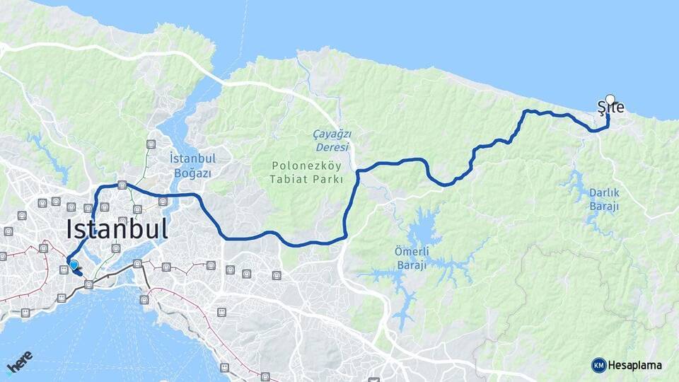 Topkapı Şile Arası Kaç Km - Yol Tarifi