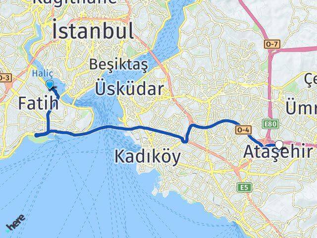 Yavuz Sultan Selim Ataşehir Arası Kaç Km - Yol Tarifi