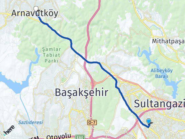 Barbaros Hayrettin Paşa Arnavutköy Arası Kaç Km - Yol Tarifi
