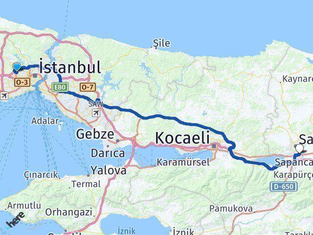Barbaros Hayrettin Paşa Erenler Arası Kaç Km - Yol Tarifi