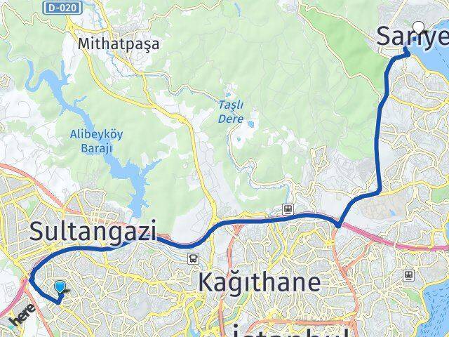 Barbaros Hayrettin Paşa Sarıyer Arası Kaç Km - Yol Tarifi