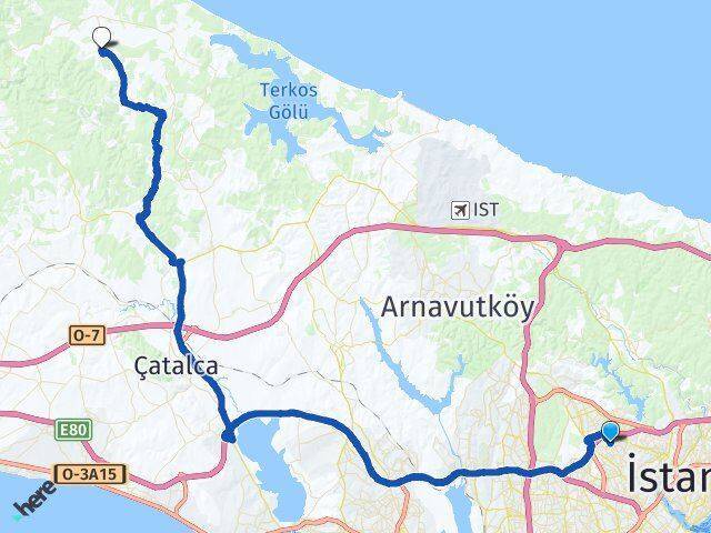 Karadeniz Belgrat Arası Kaç Km - Yol Tarifi