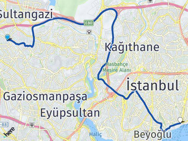 Karadeniz Beşiktaş Arası Kaç Km - Yol Tarifi