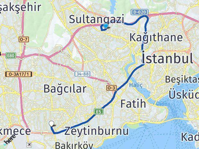 Mevlana Bahçelievler Arası Kaç Km - Yol Tarifi
