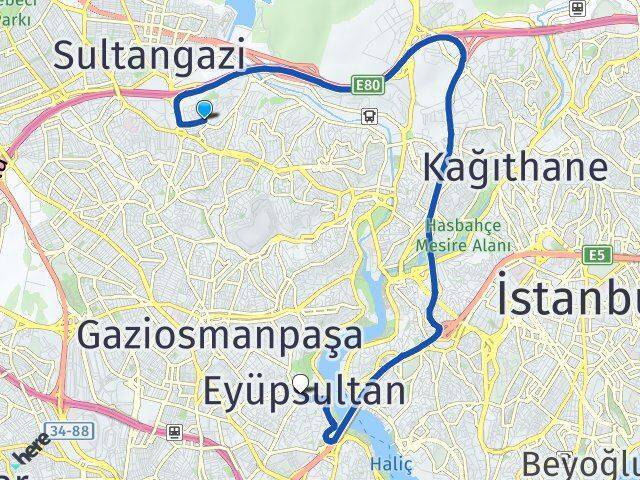 Mevlana Eyüpsultan Arası Kaç Km - Yol Tarifi