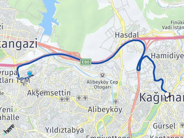 Mevlana Kağıthane Arası Kaç Km - Yol Tarifi