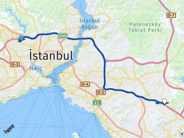 Mevlana Sultanbeyli Arası Kaç Km - Yol Tarifi