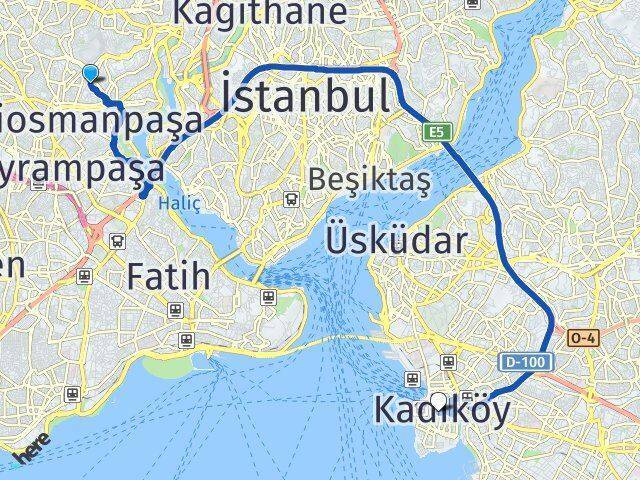 Yenidoğan Kadıköy Arası Kaç Km - Yol Tarifi