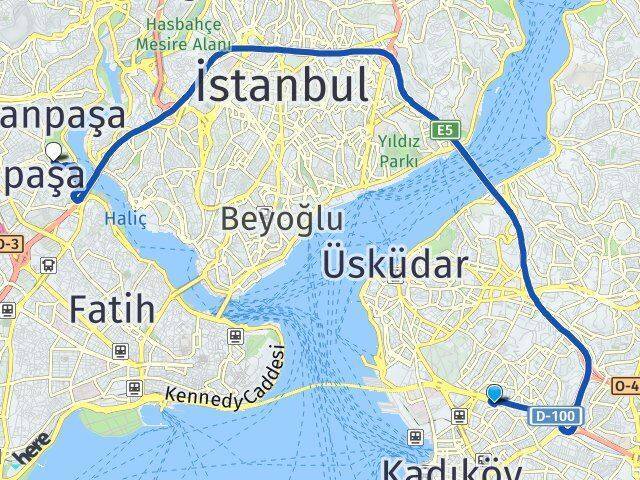 Acıbadem Eyüpsultan Arası Kaç Km - Yol Tarifi