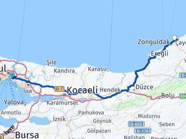 Acıbadem Karadon Arası Kaç Km - Yol Tarifi