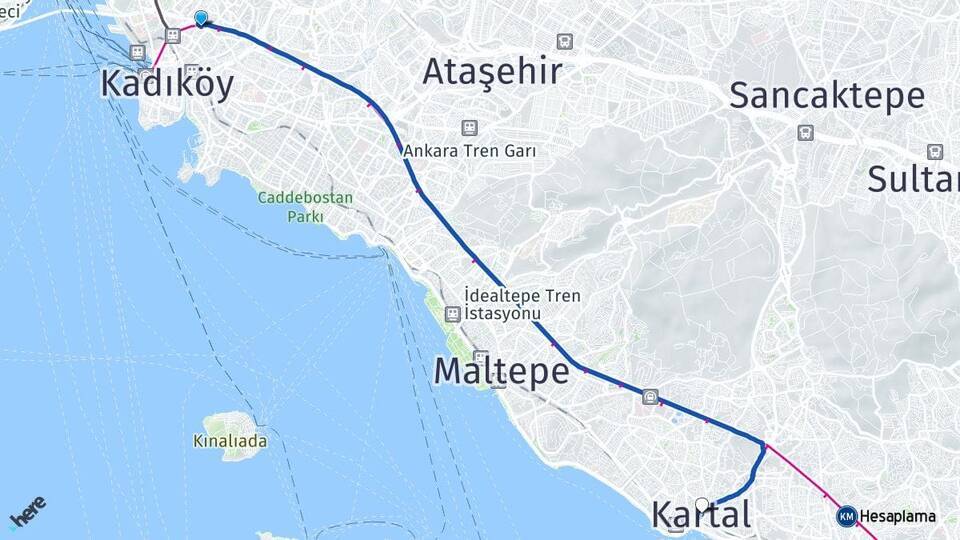 Acıbadem Kartal Arası Kaç Km - Yol Tarifi