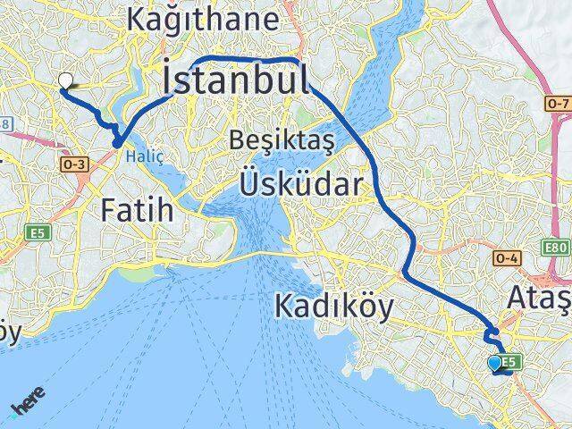 Kozyatağı Gaziosmanpaşa Arası Kaç Km - Yol Tarifi