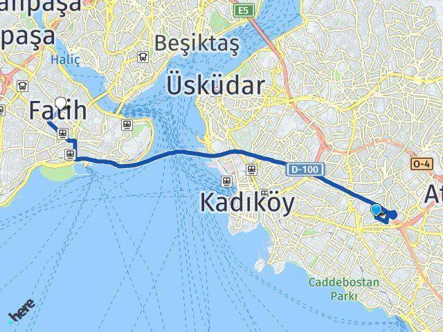 Sahrayıcedit Fatih Arası Kaç Km - Yol Tarifi