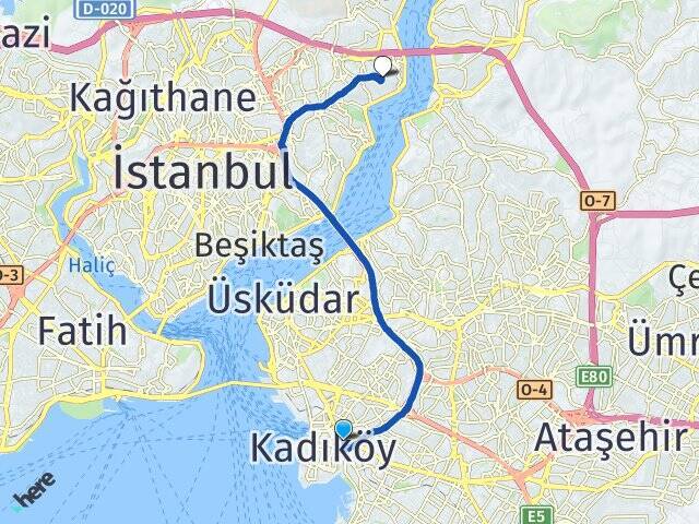 Söğütlüçeşme Boğaziçi Üniversitesi Arası Kaç Km - Yol Tarifi