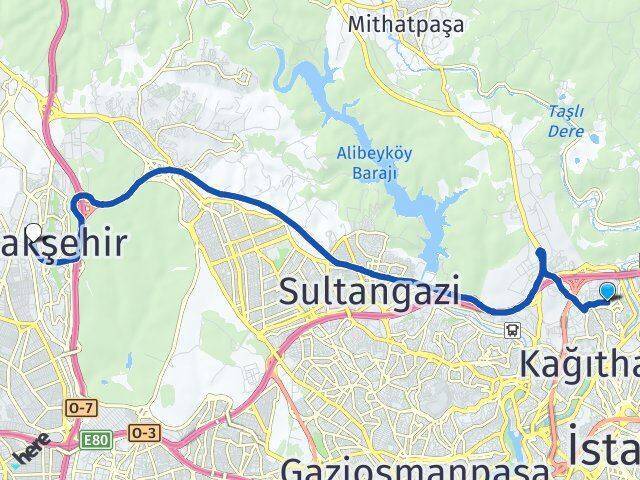 Hamidiye Başakşehir Arası Kaç Km - Yol Tarifi