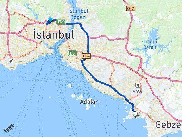 Hamidiye Tuzla Arası Kaç Km - Yol Tarifi