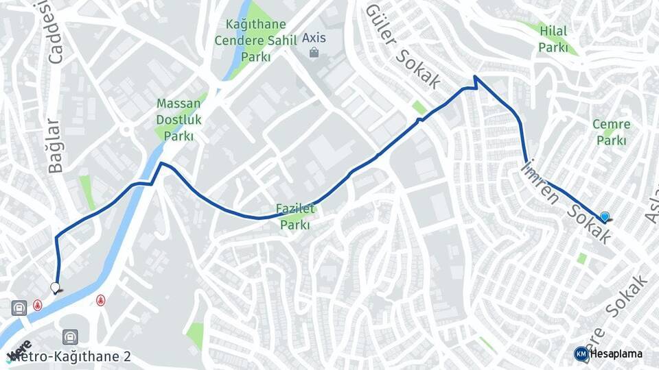 Harmantepe Kağıthane Arası Kaç Km - Yol Tarifi