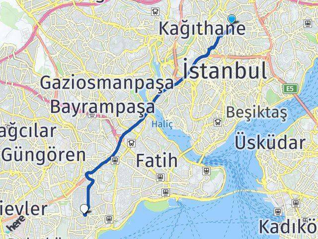 Harmantepe Zeytinburnu Arası Kaç Km - Yol Tarifi